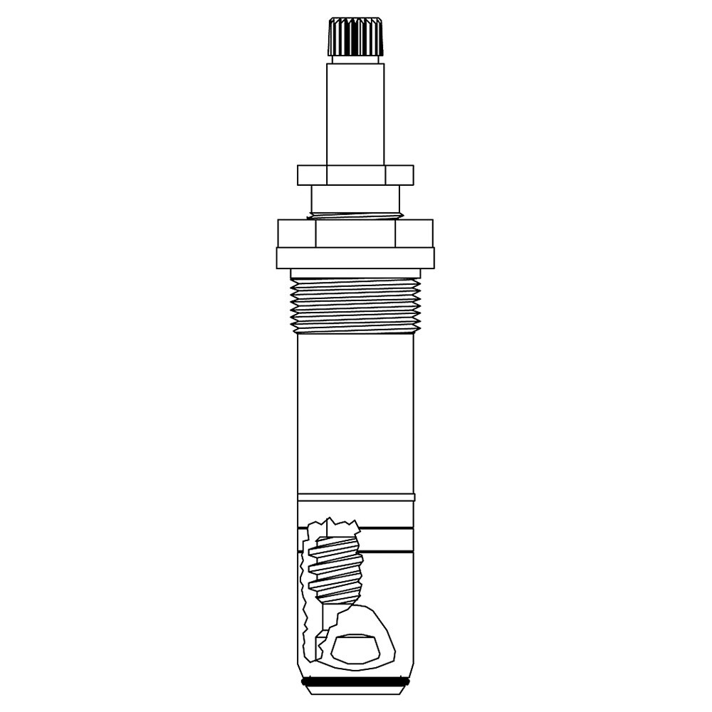 Stem Right Hand Hot Fits American Standard