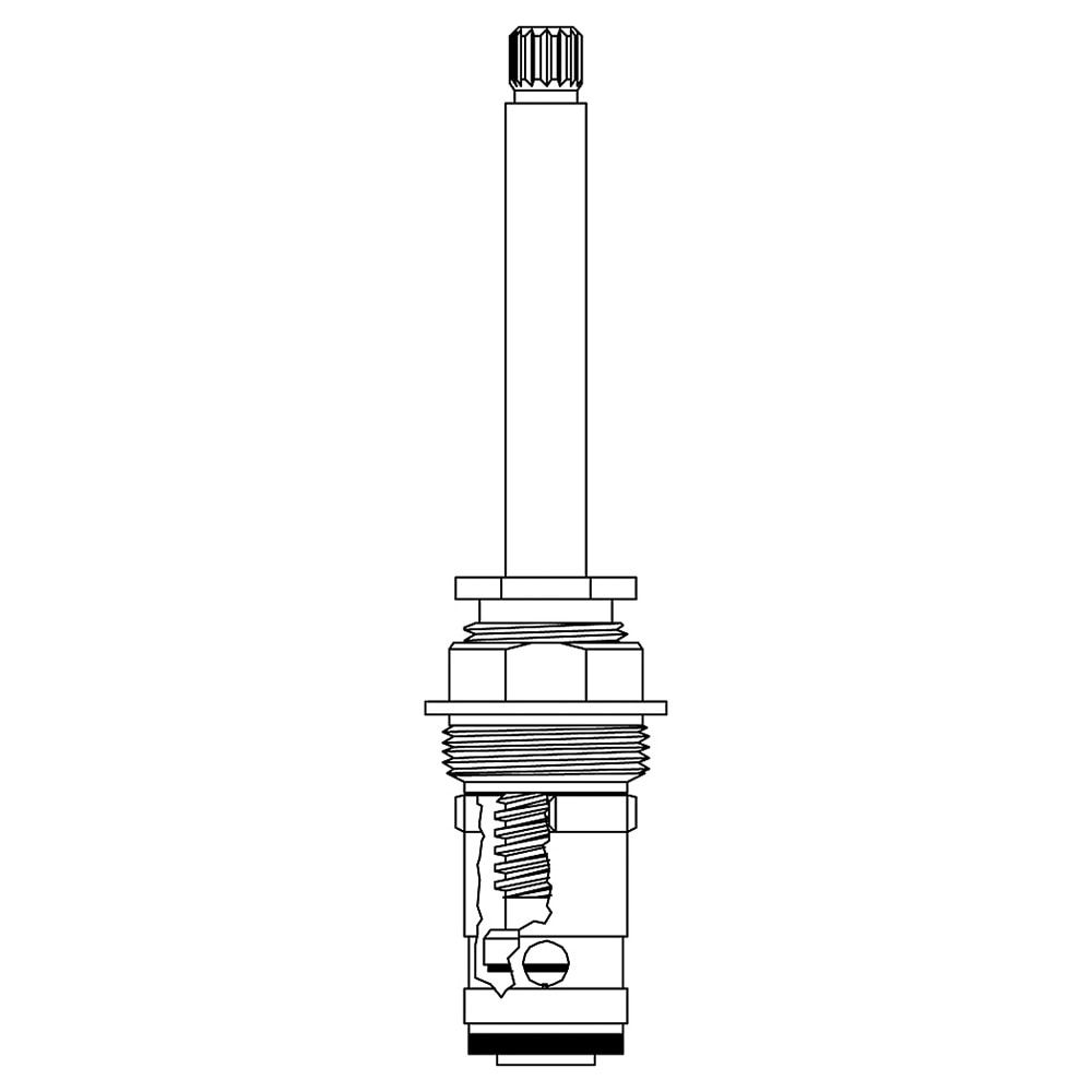 Stem Right Hand Hot Fits Central Brass