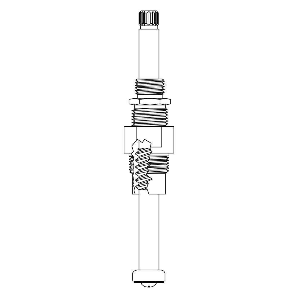 Stem Right Hand Hot Lead Free Fits Central Brass