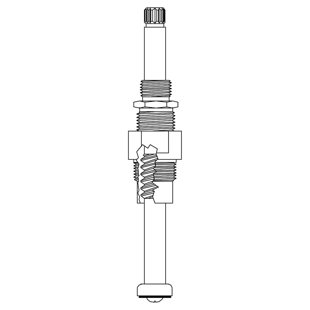 Stem Right Hand Hot Lead Free Fits Central Brass