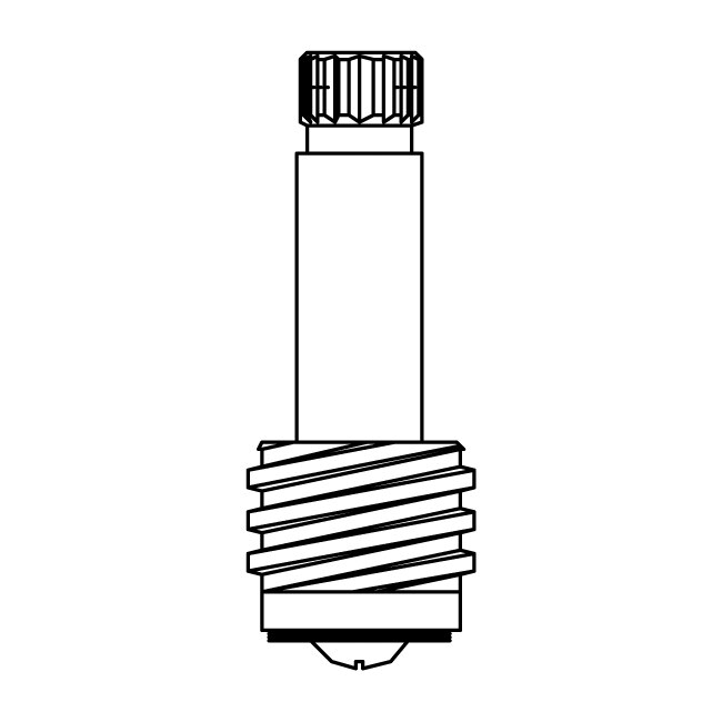 Stem Left Hand Cold Fits Schiable