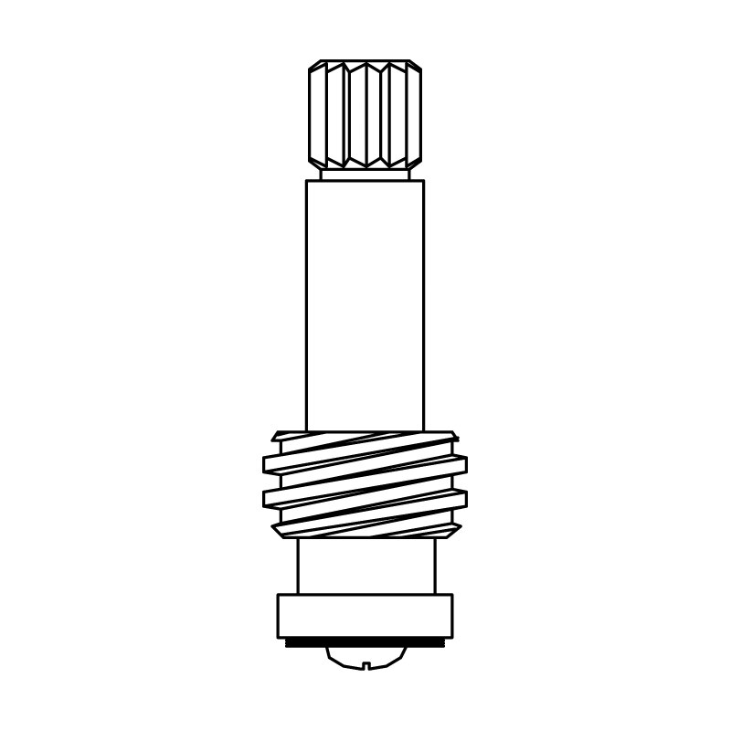 Stem Left Hand Cold Fits Burlington