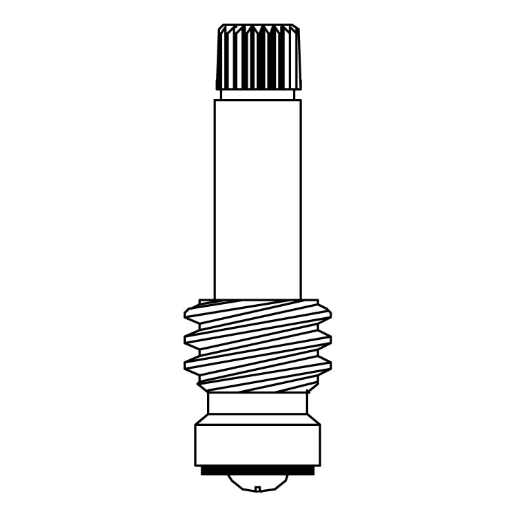 Stem Right Hand Hot Lead Free Fits American Standard