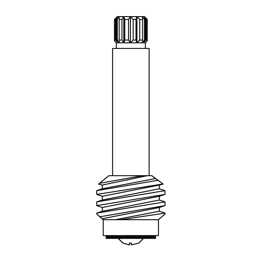 Stem Right Hand Hot Fits Central Brass