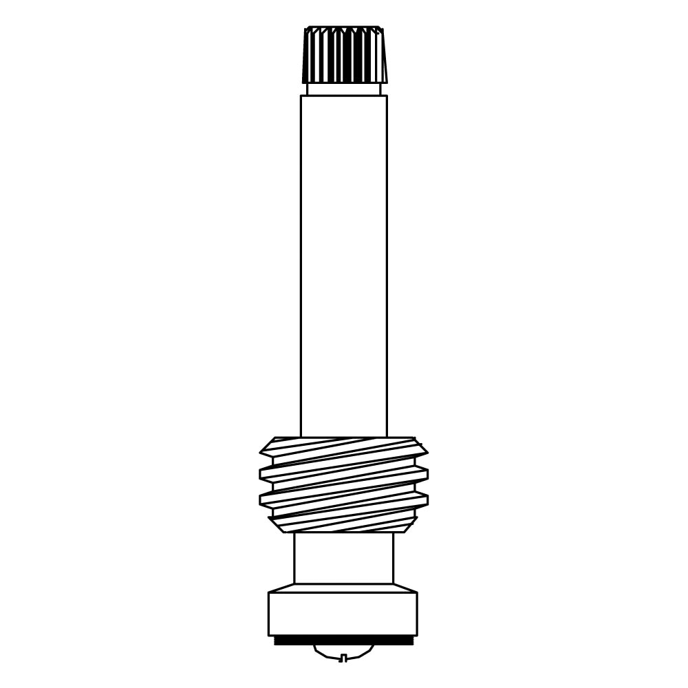 Stem Right Hand Hot Fits American Standard