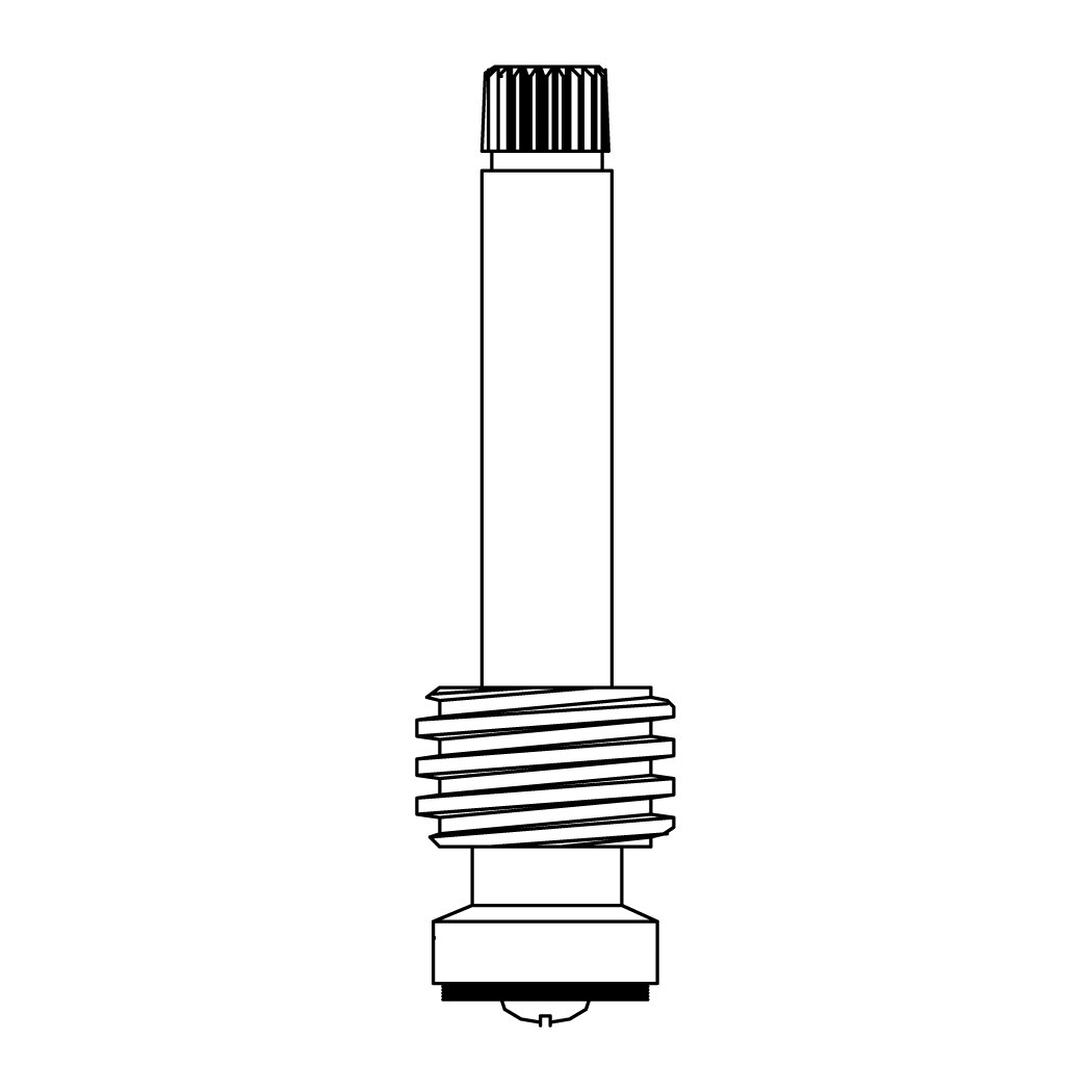 Stem Right Hand Hot Fits American Standard