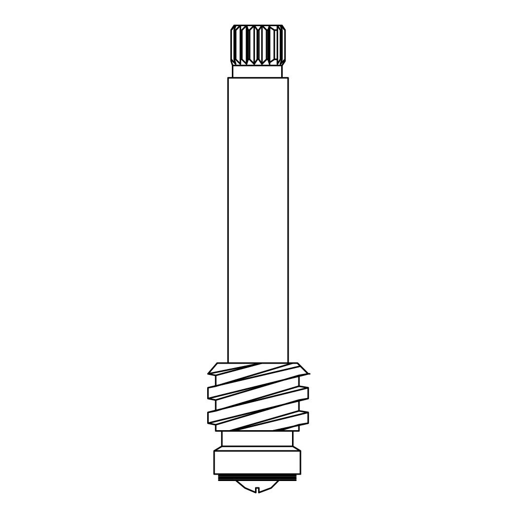 Stem Left Hand Cold Fits Briggs