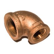 Elbow 90 Reducing Brass 3/4 X 1/2 Lead Free