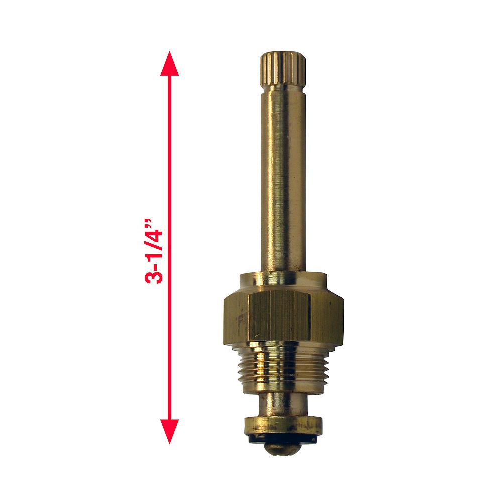 Stem Right Hand Hot Or Cold Fits Union Gopher Brass