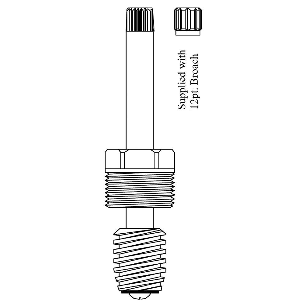 Stem Right Hand Hot Or Cold Fits American Standard