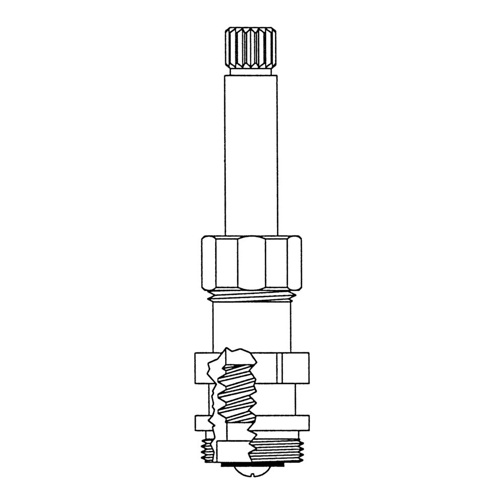 Stem Right Hand Hot Or Cold Fits Rockwell