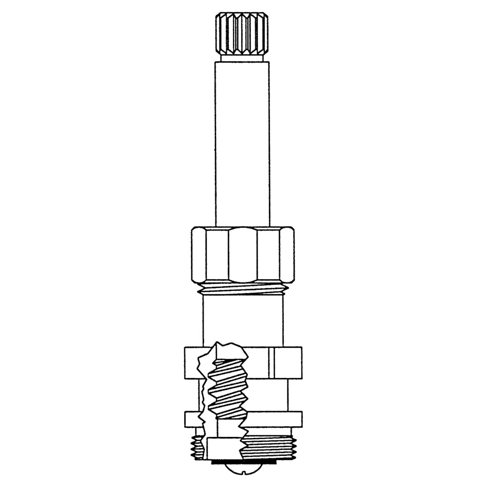 Stem Right Hand Hot Or Cold Fits Rockwell