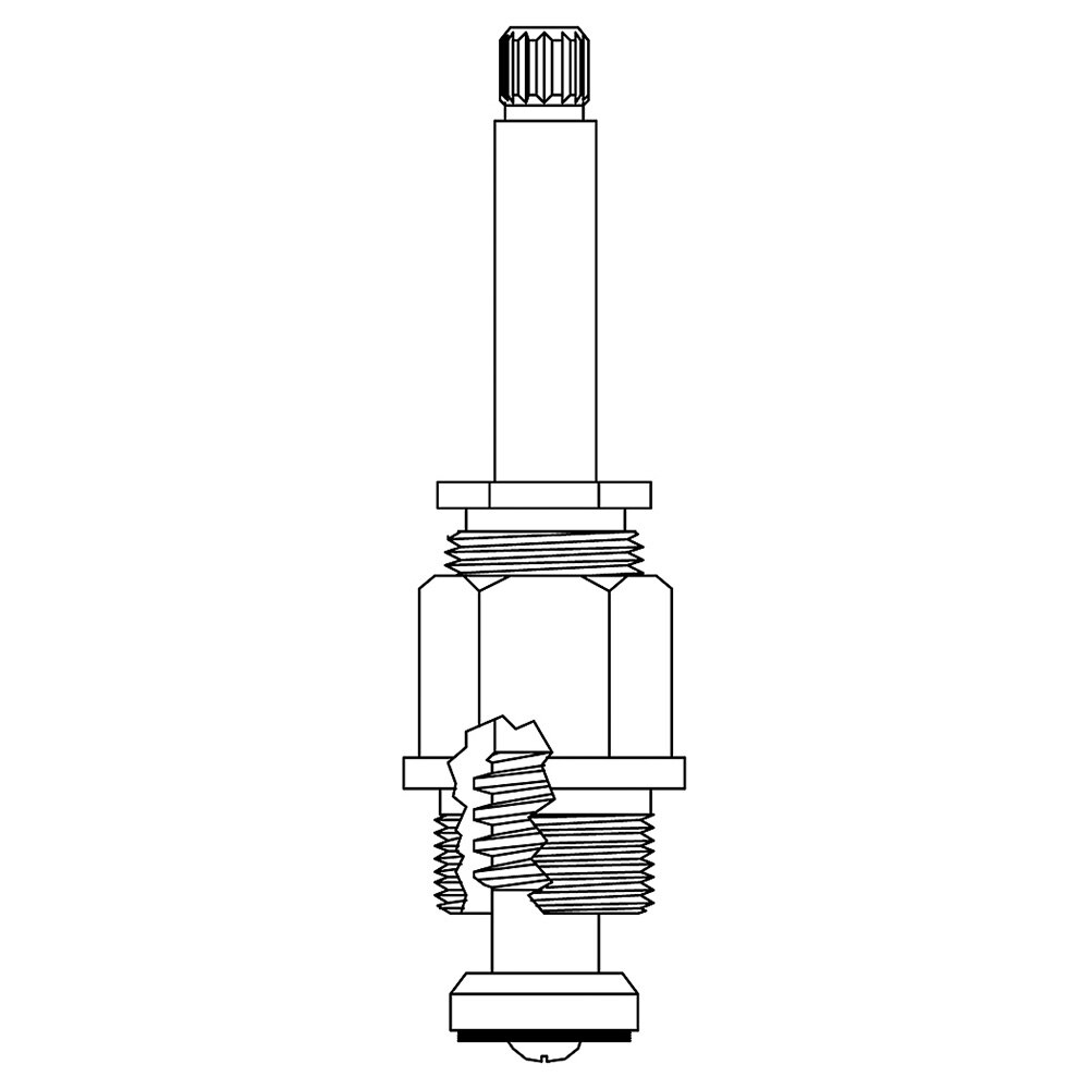 Stem Right Hand Hot Or Cold Fits Central Brass