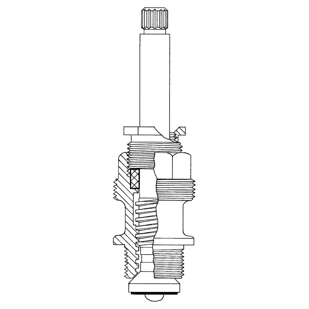 Stem Right Hand Hot Or Cold Fits Pfister Crown