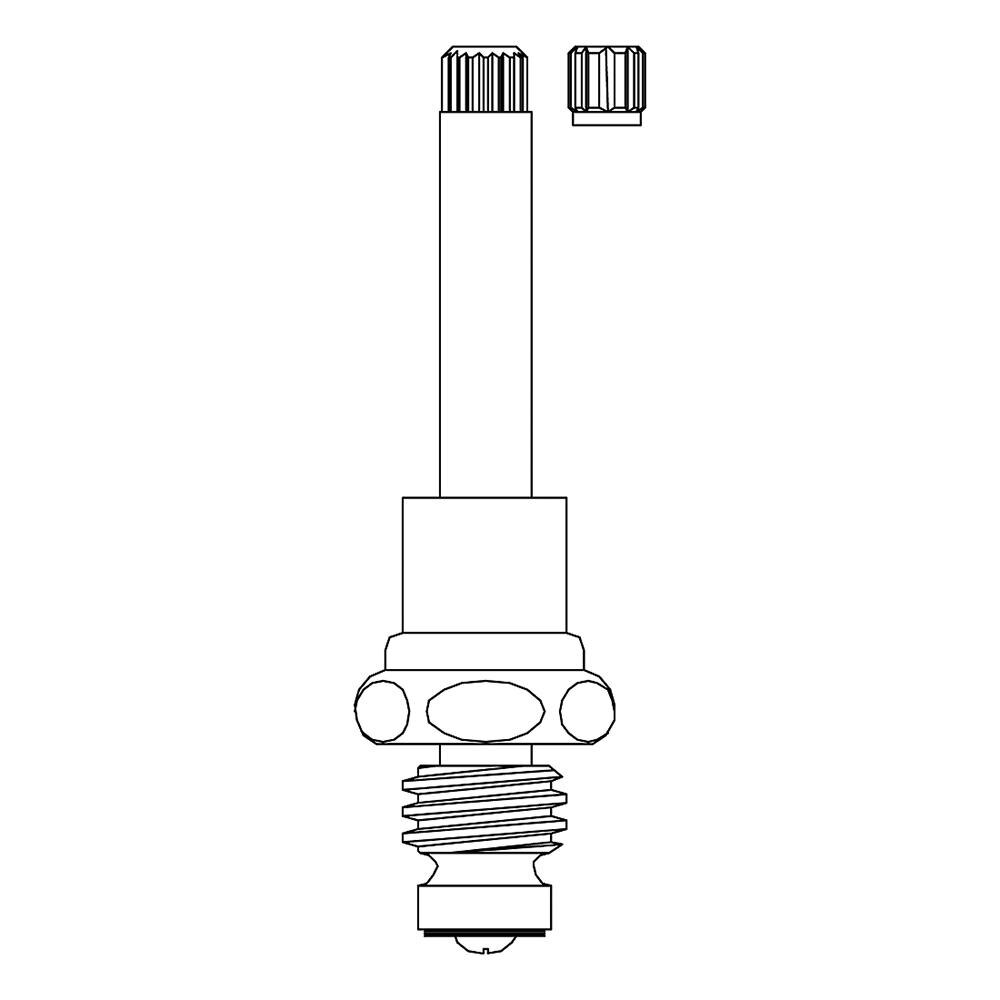 Stem Right Hand Hot Fits California Brass and Calco Brass