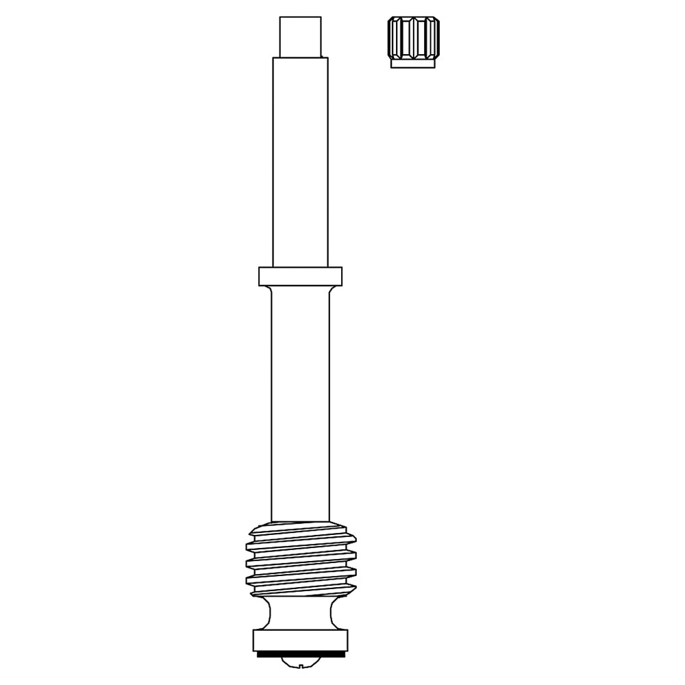 Stem Right Hand Hot Fits Bear Brand Brass