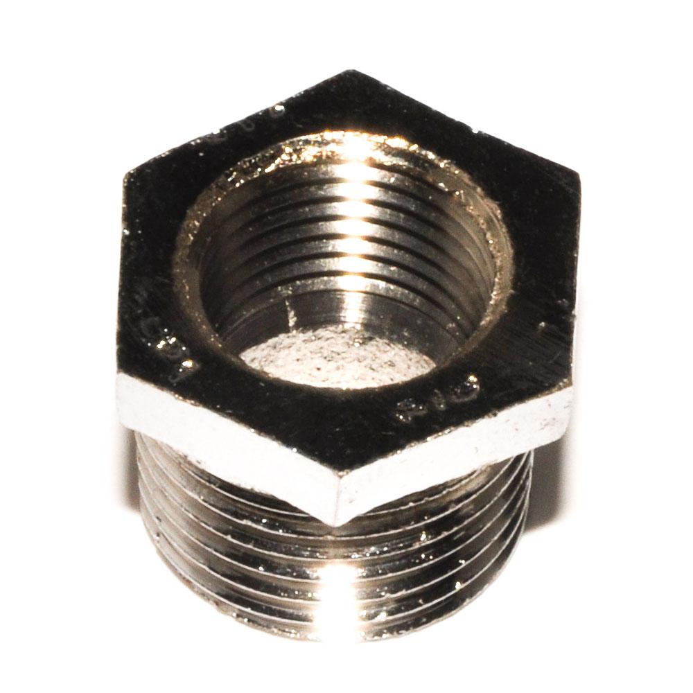 Bushing Chrome 1/2 X 3/8 Lead Free