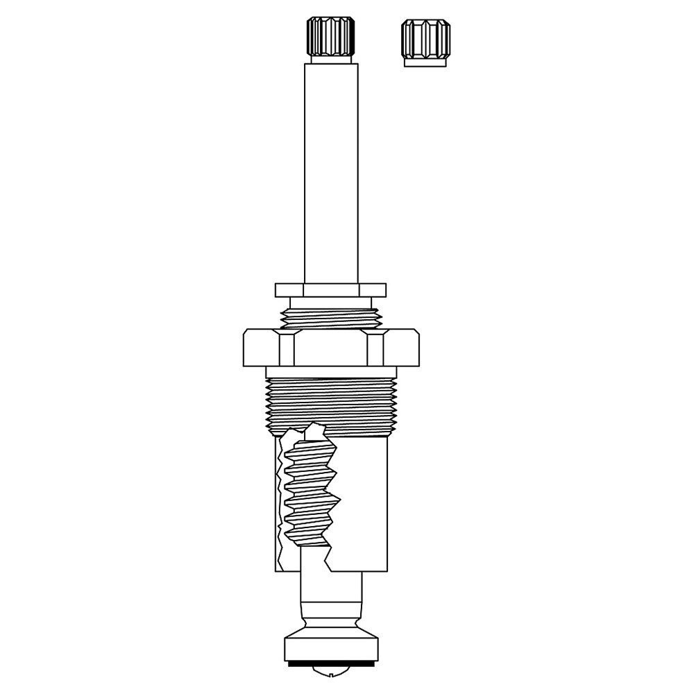 Stem Right Hand Hot Or Cold Fits Central Brass