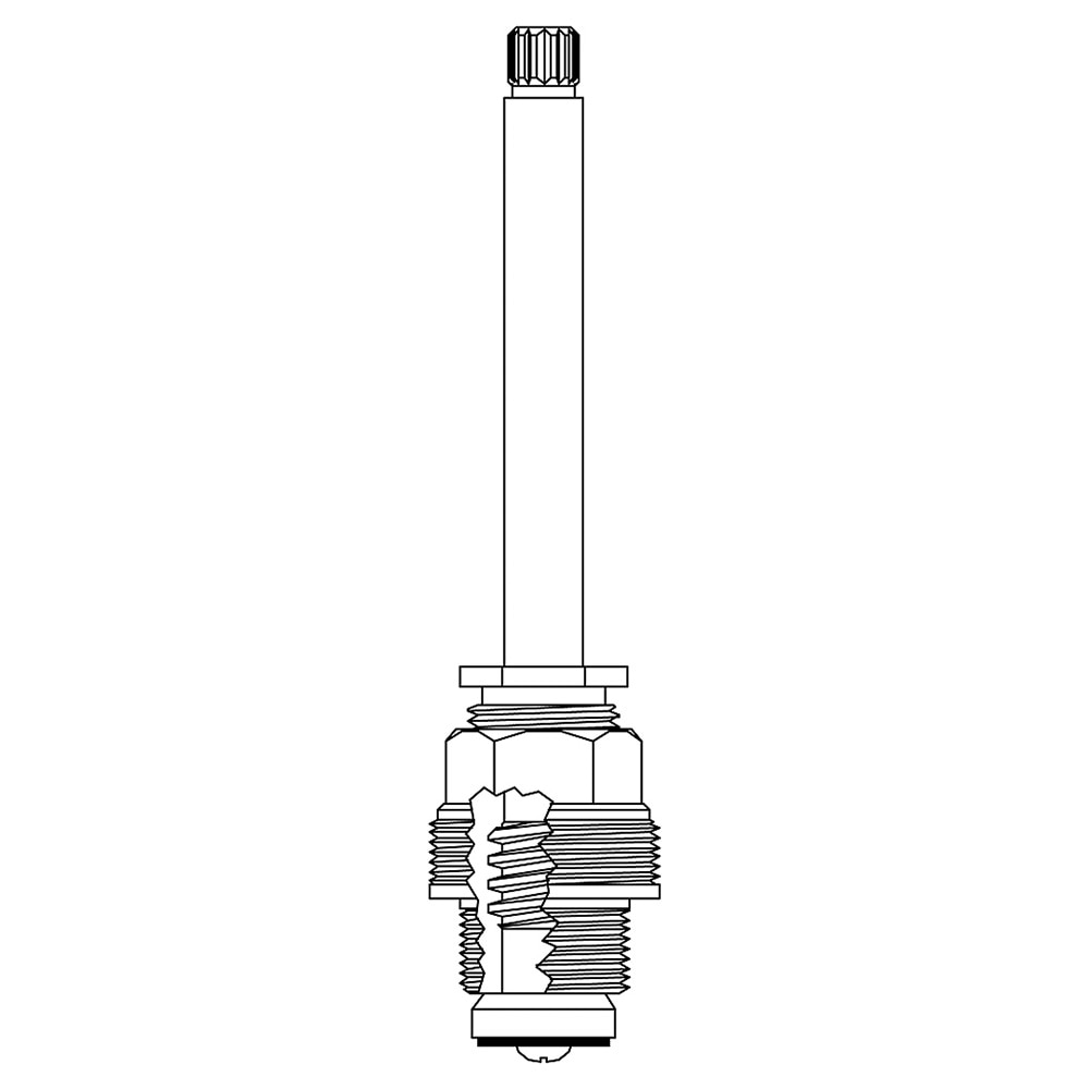 Stem Right Hand Hot Or Cold Fits Central Brass