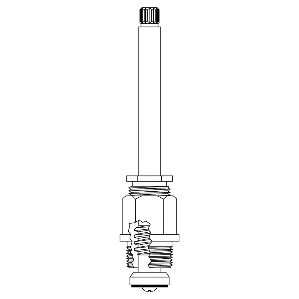 Right Hand Hot Or Cold Stem Fits Central Brass