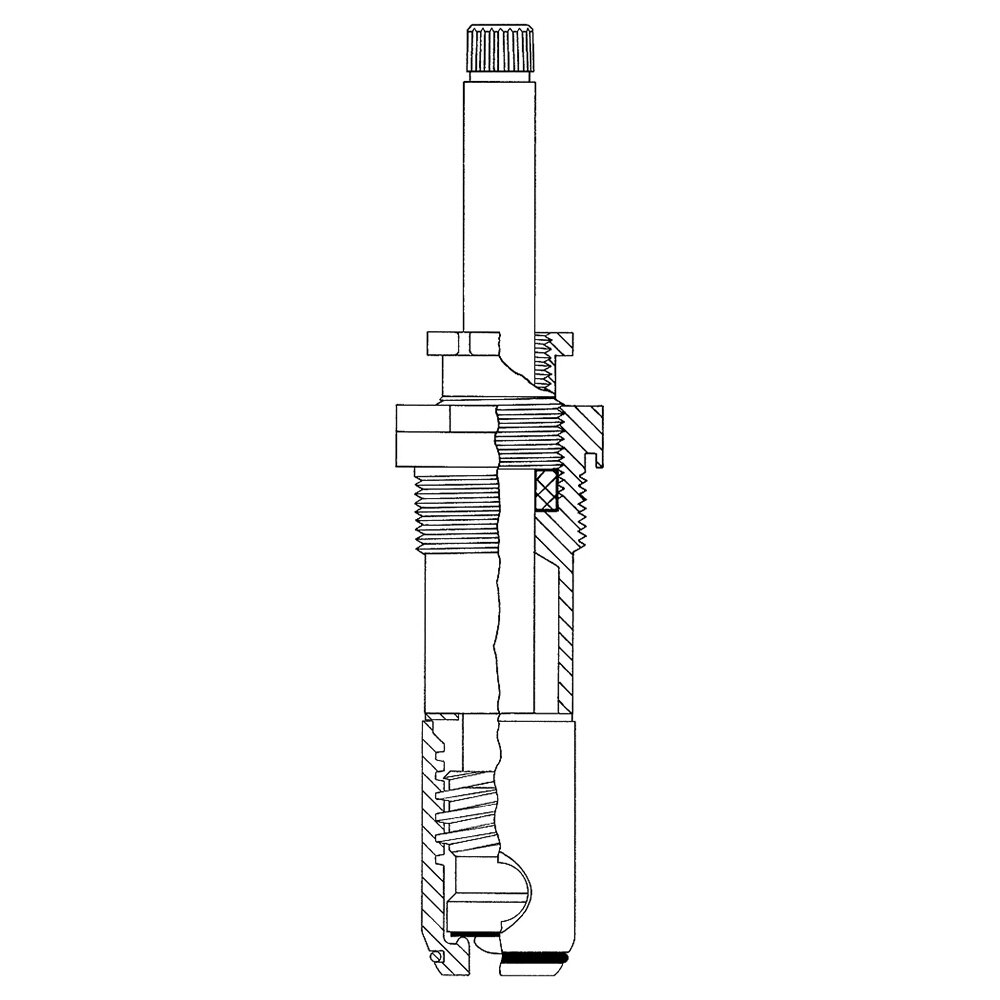 Right Hand Hot Or Cold Stem Fits American Standard