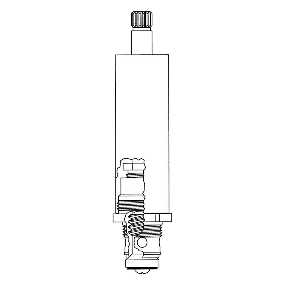 Stem Diverter Tub Shower Fits Eljer Lusterline