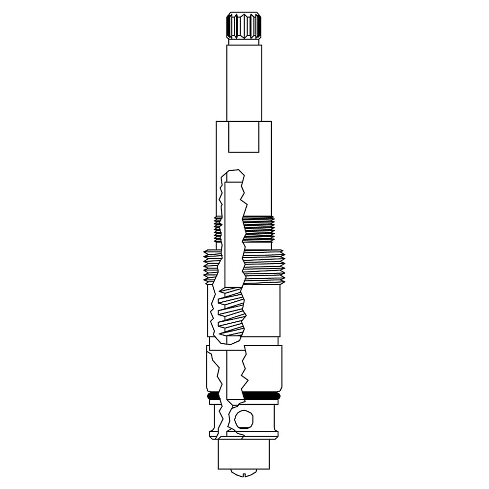 Stem Diverter Tub Shower Fits American Standard Colony