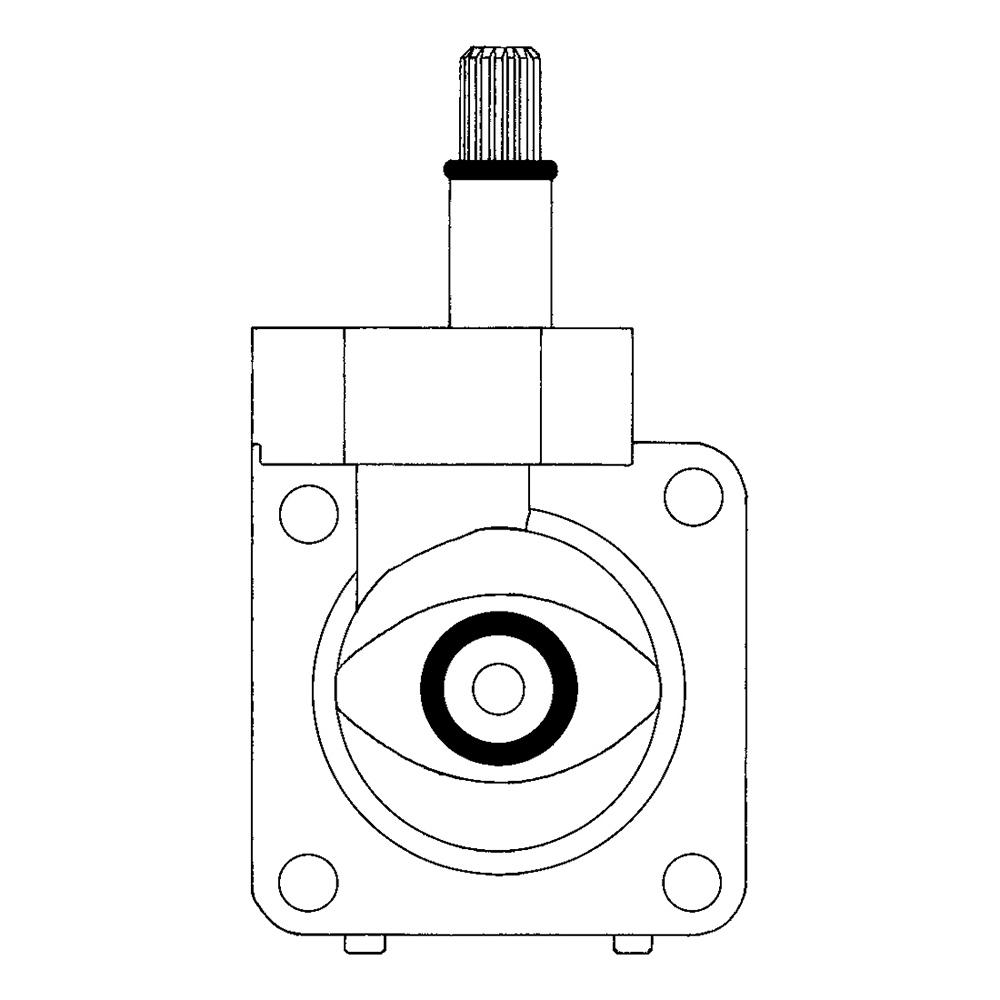 Single Control Pressure Balance Valve Cartridge, fits Central, Danfoss, Eljer and Grohe