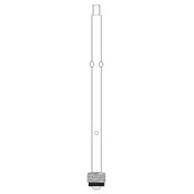 Frost-Proof Sillcock Stem, 10 In For 8 In Nibco 52 Series