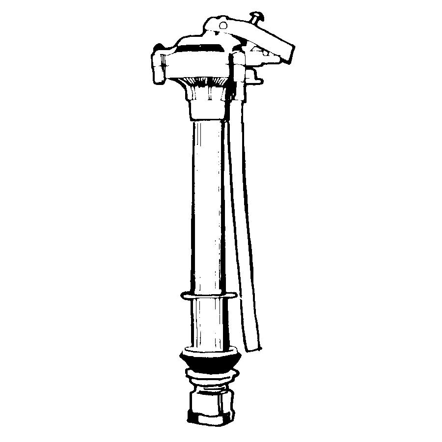 Anti-Siphon Fill Valve, Plastic 12 Inch, Coast