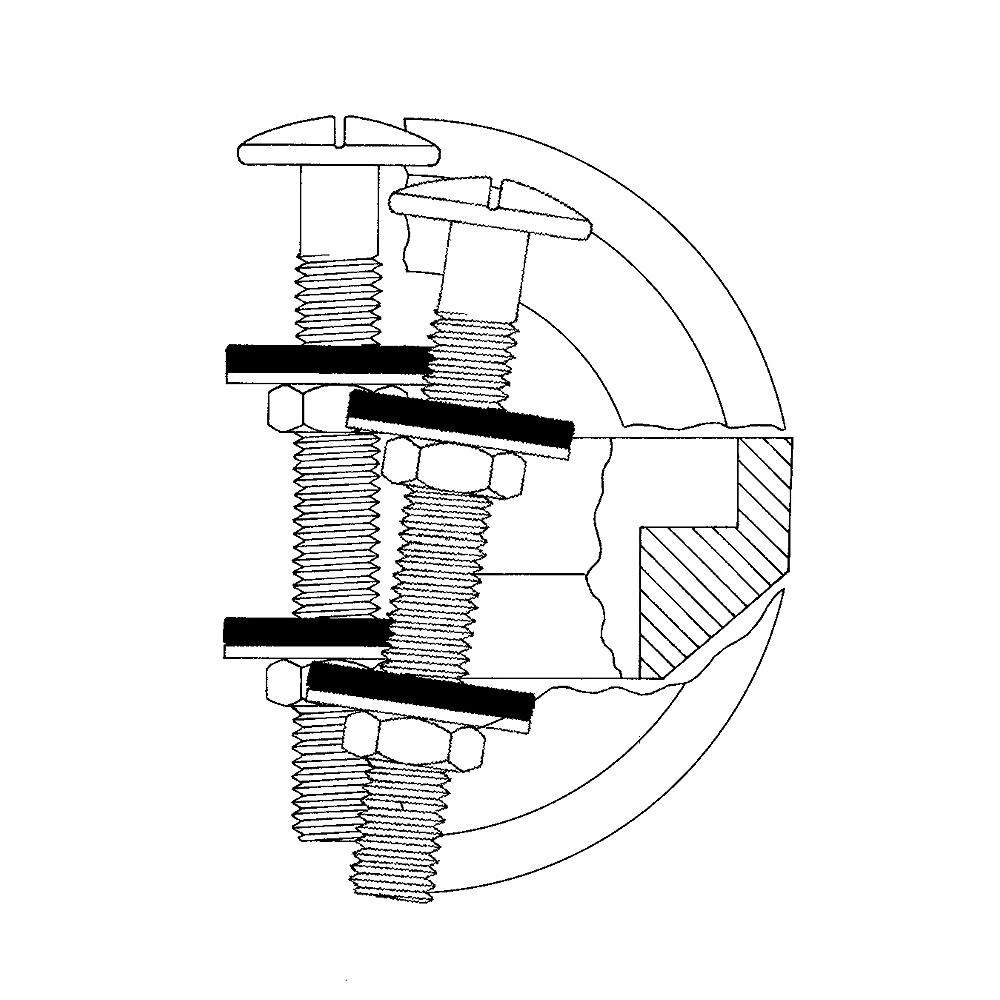 Close Coupled Tank To Bowl Kit for American Standard