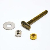 Closet Bolt 1/4 X 2-1/4 Inch Brass Best Quality