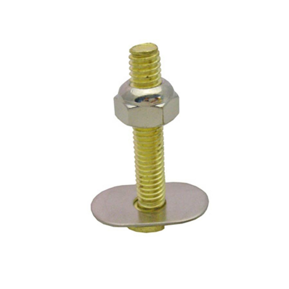 Brass Closet Bolt 5/16 X 3 1/2 Inch with Oval Washer