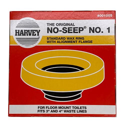 Harvey No-Seep No.1 Wax Seal Gasket with Flange 3 and 4 Inch