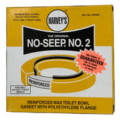 Harvey No. 2 No-Seep Wax Seal Gasket with Urethane Fits Crane Wall Hung Bowls