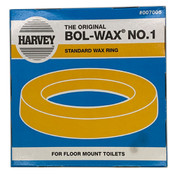 Harvey No.1 Wax Seal Gasket for 3 or 4 Inch Floor Mounted Toilet