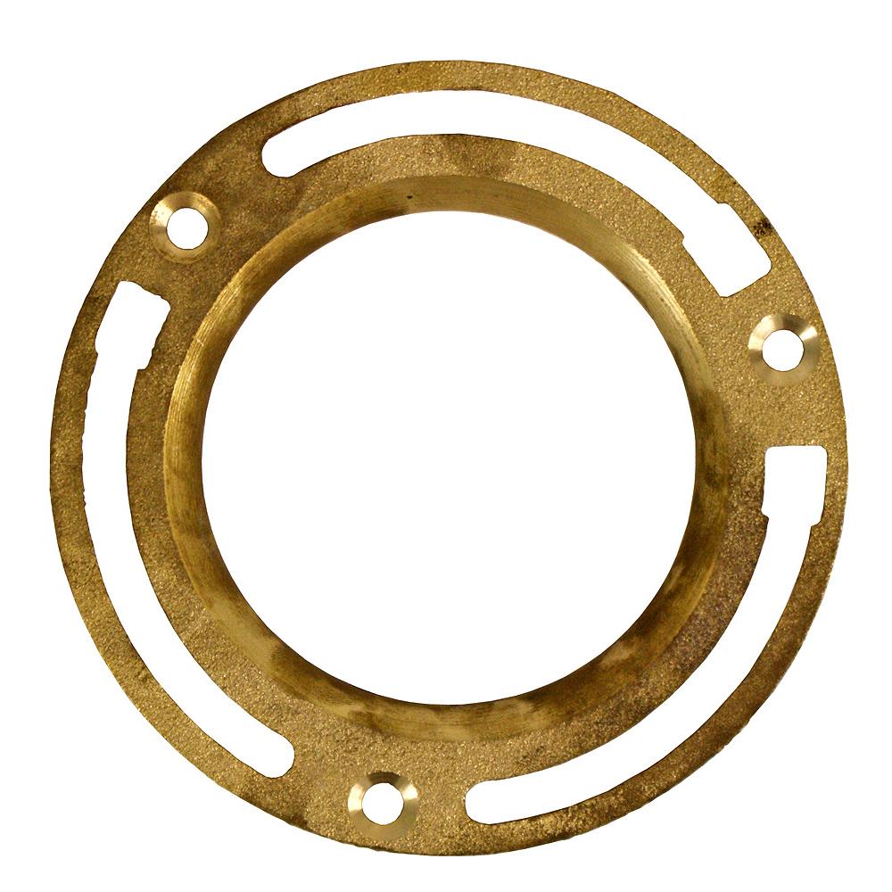 Brass Floor Flange Shallow Set For Toilet