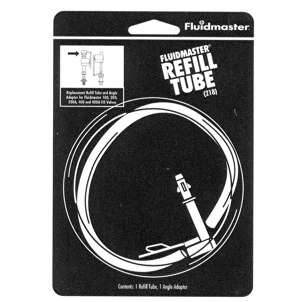 Toilet Refill Tube and Clip Fits Most Fill Valves