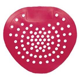 Cherry Red Biscuit Urinal Screen (Fits Most Urinals)