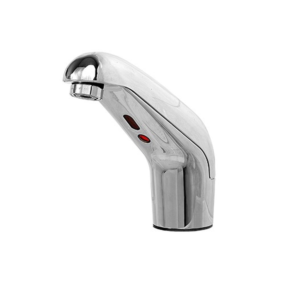 Enduratek Battery Powered Vandal Resistant Deck Mounted Non-Mixing Faucet Single Hole Faucet, 0.5 GPM