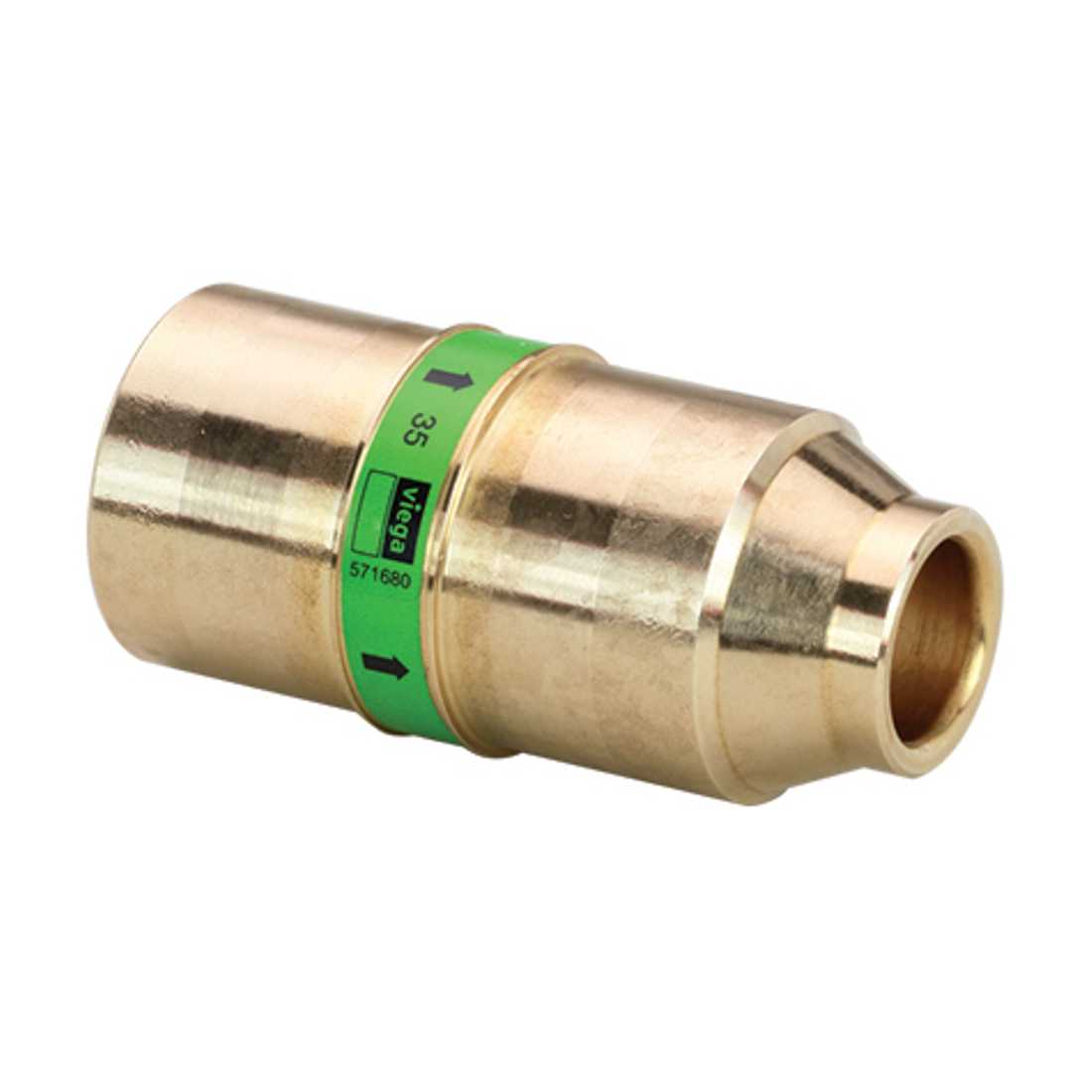 Viega 78810 venturi insert, Zero Lead bronze, FTG1: 1 1/4, FTG2: 1