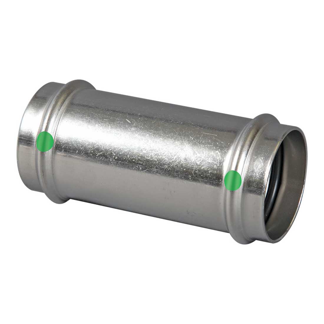 coupling No stop, 316 stainless steel, P1: 3/4, P2: 3/4 Vi