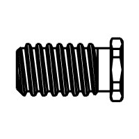 1/4-20 X 10-24 Screw Adapter