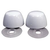 Bolt Cap Pair White For Toilet