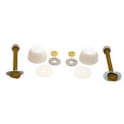 Bolt and Cap Kit (Pair) White 5/16 X 3 1/2 Inch