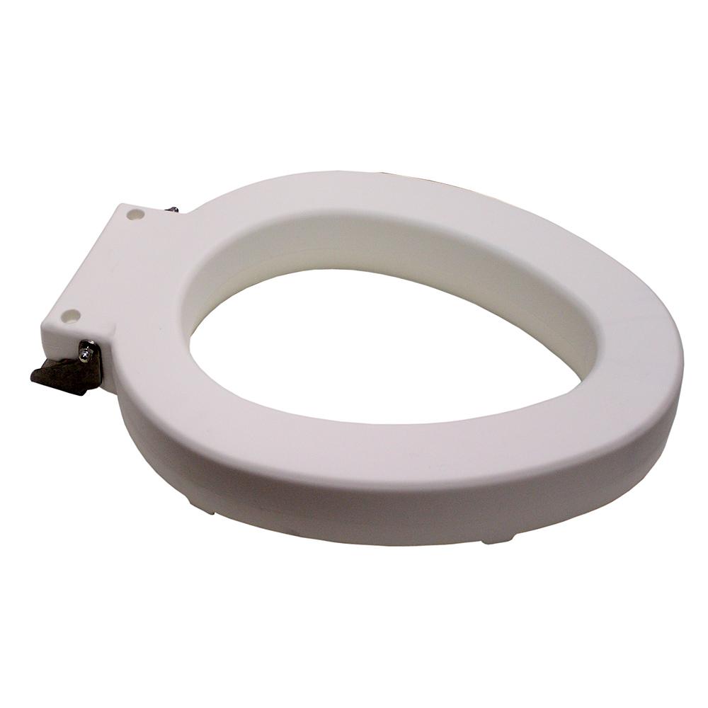 Toilet Seat White Enlongated 4 In Ada Lift