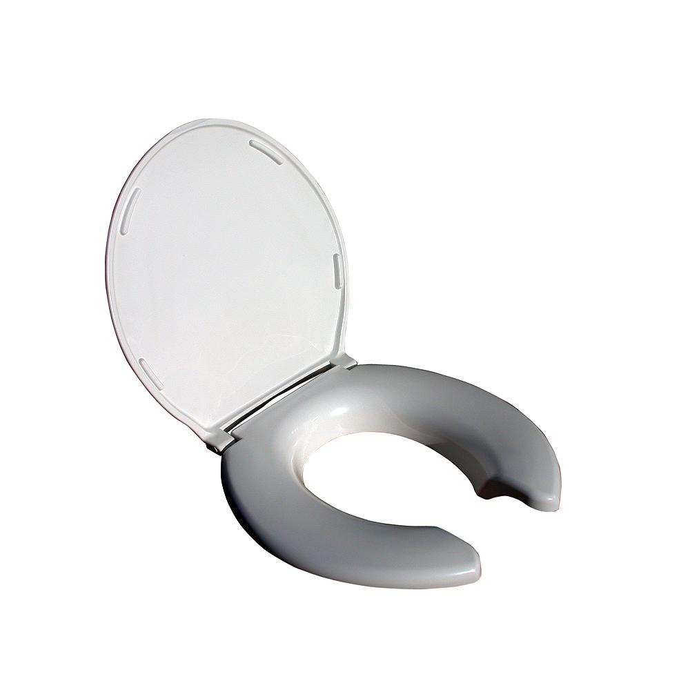 Big John Toilet Seat Open Front W/Lid White