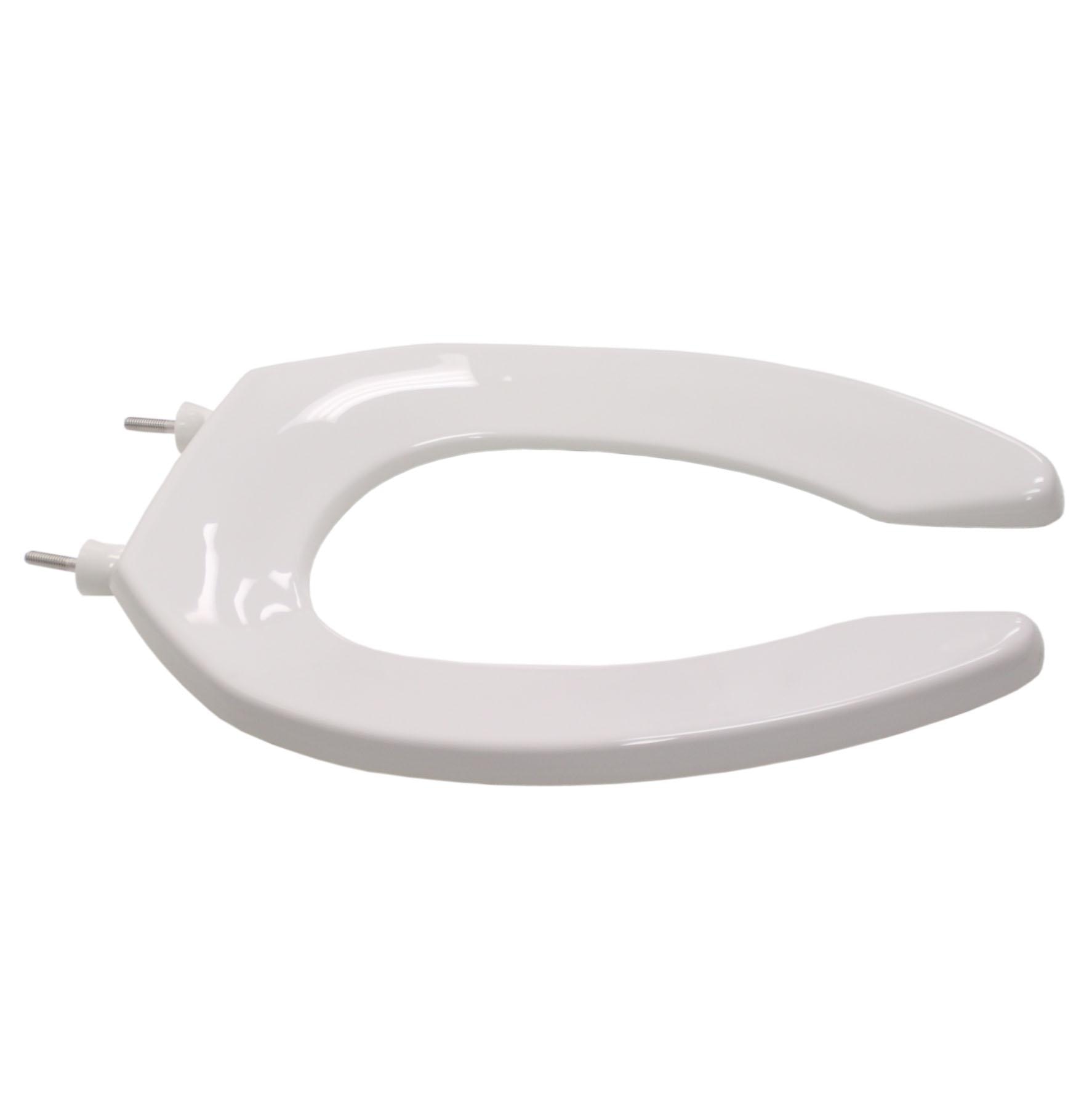 Toilet Seat, ELG OF less Cover Chck Hg DG FP White, Plastic