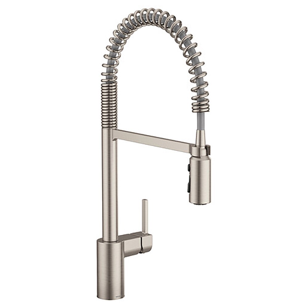 Spot Resist Stainless One-Handle Pre-Rinse Spring Pulldown K