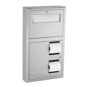 Seat-Cover Dispenser and Toilet Tissue Dispenser, Bobrick